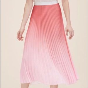 Maje Midi Plisse Skirt